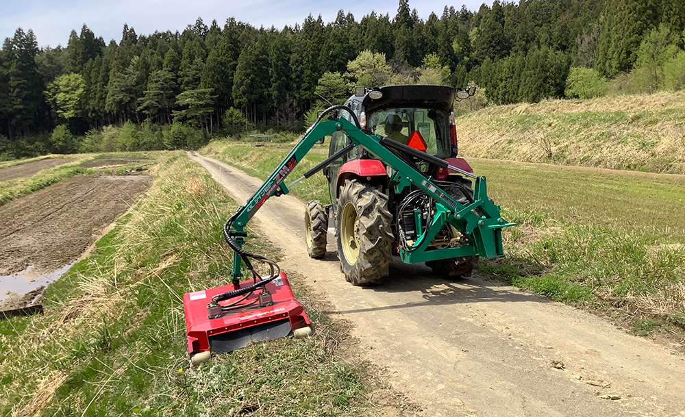 トラクタ用アーム式草刈機 ツインモアー「ZM3708S/ZM-3709S/ZM